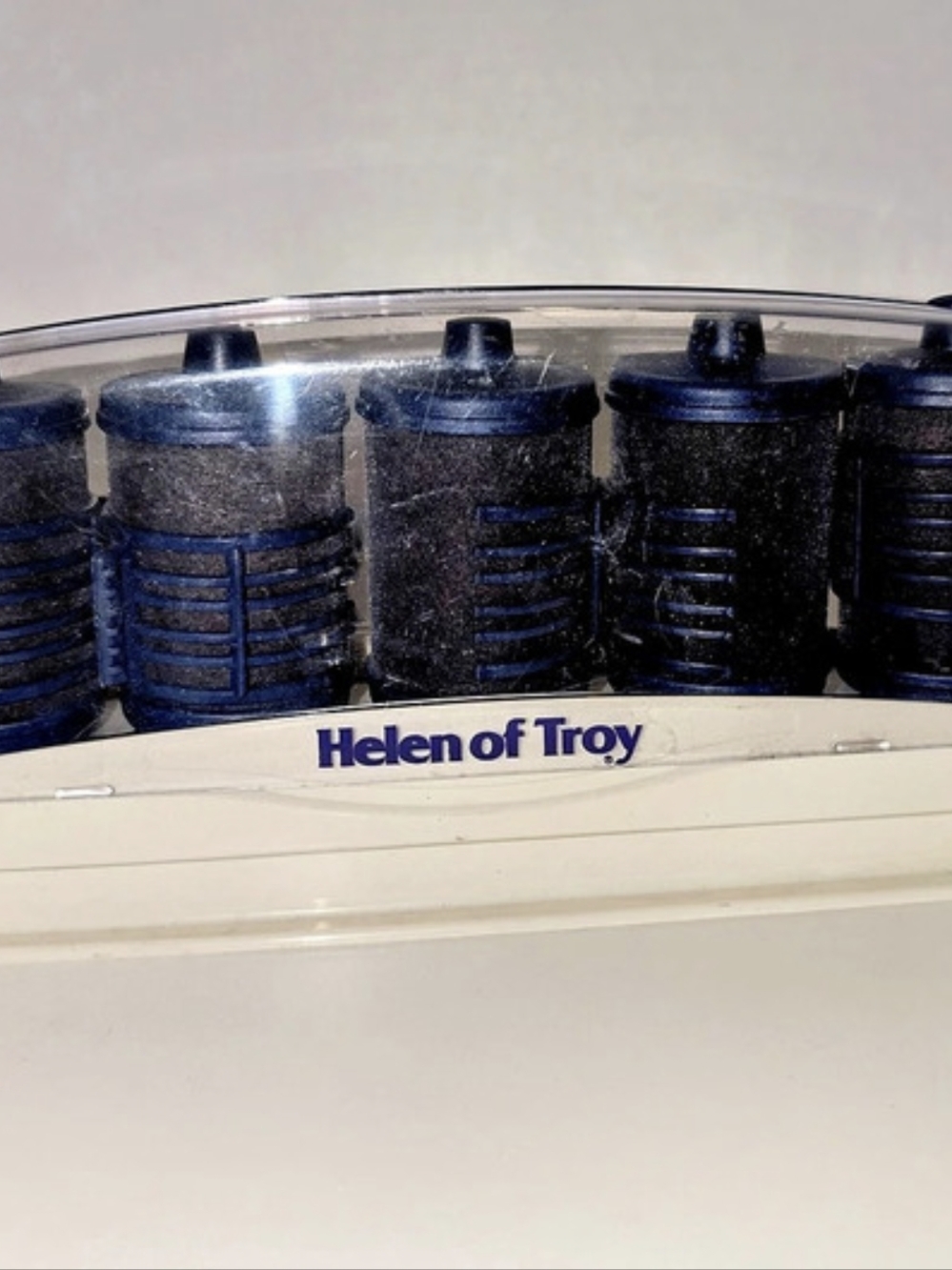 Helen of Troy Hot Setter 05 Travel Hot Rollers Set Jumbo 1.75” 5pc + Clip